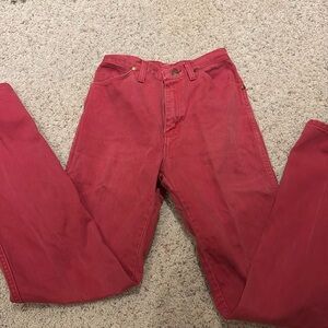 Vintage red wranglers